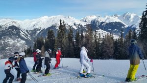 Nos élèves de 4ème à La Plagne