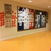 Commémoration du centenaire de la fin de la 1ère guerre mondiale à l’école primaire.