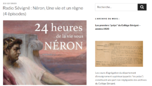 Des podcasts, des articles… découvrez la vie et l’histoire du Collège Sévigné