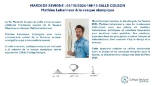 Mardi de Sévigné du 01/10
