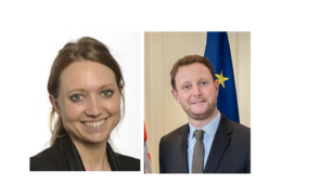 Le parrain et la marraine du Parcours Europe à Sévigné