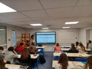 Intervention en classe Kristin Sanders